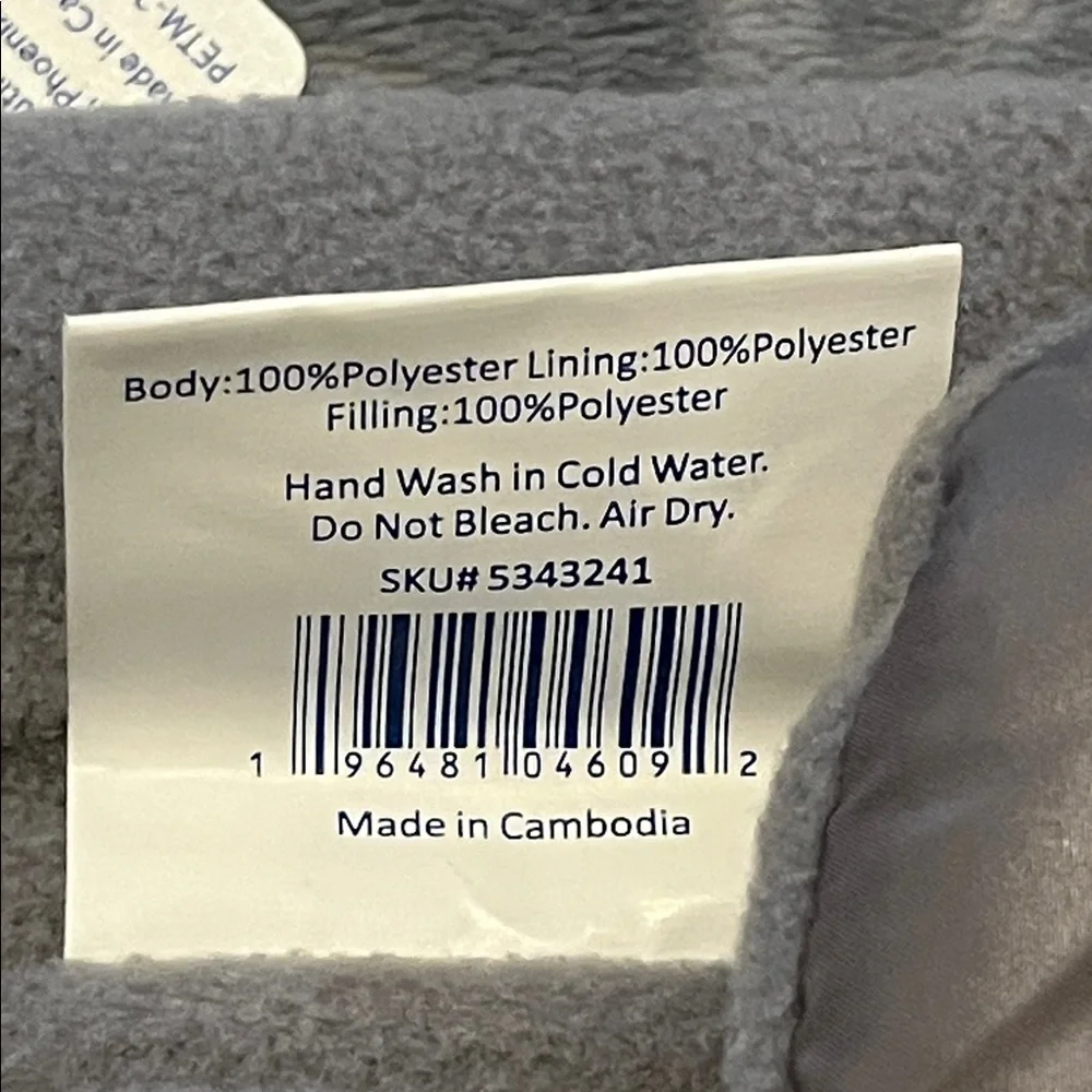 Dog Puffer Jacket by Top Paw in Gray Size XL NWT
